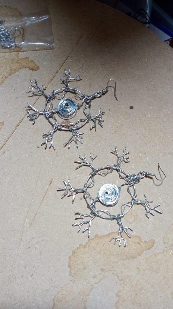 Hand Made Wire Jewelry Earrings - Image 2