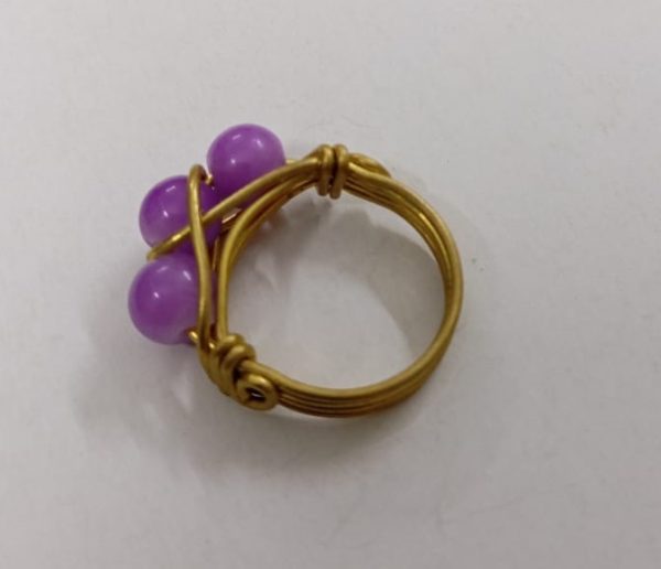 Hand Made Wire Jewelry Bead Rings - Image 3